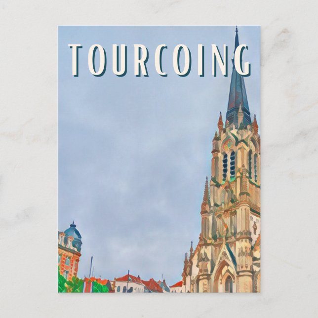 Tourcoing Photo Vintage Postcard (Front)