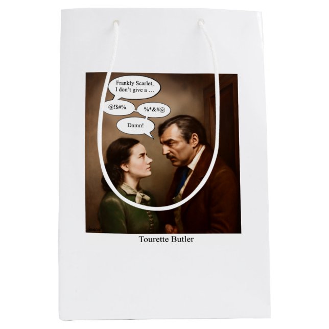 Tourette Butler Medium Gift Bag (Front)