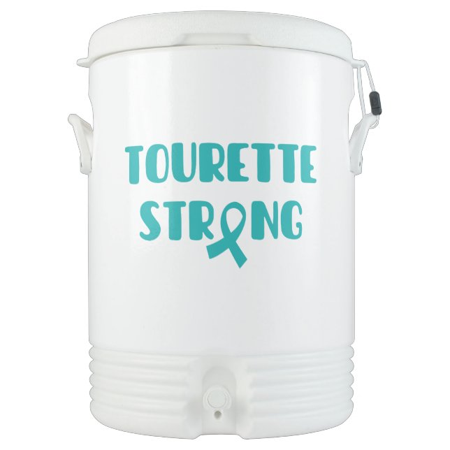 Tourette Strong. Igloo Beverage Cooler (Front)