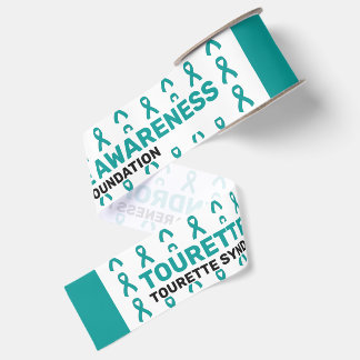 Tourette Syndrome Awareness Pattern Ribbon