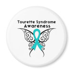 Tourette Syndrome Awareness Tattoo Butterfly Magnet