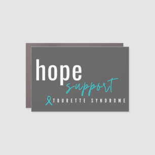 tourette syndrome. hope support. Car Magnet