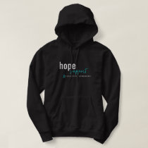 tourette syndrome. hope support. Pullover Hoodie