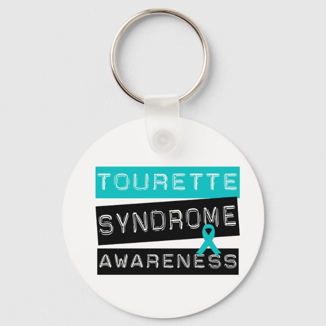 Tourette Syndrome Keychain (Front)