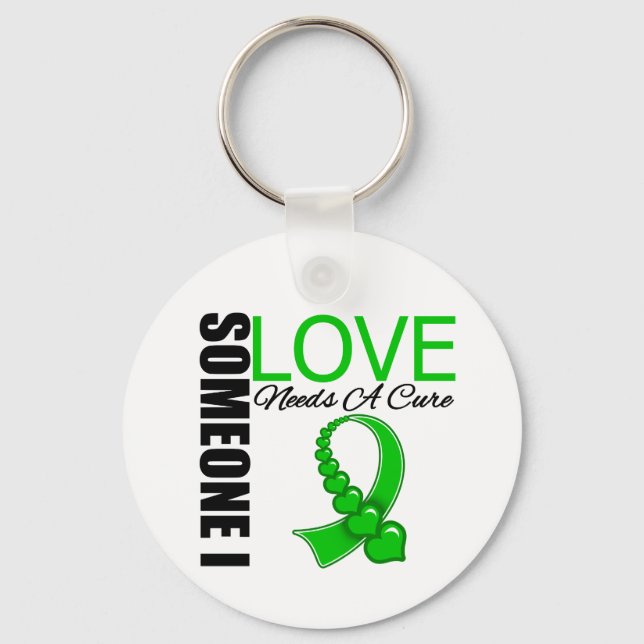 Tourette Syndrome Someone I Love Needs A Cure Keychain (Front)