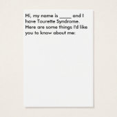 Tourettes is just the tip of the iceberg (Back)