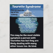 Tourettes is just the tip of the iceberg postcard