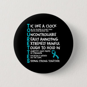 Tourettes Meaning Teal Ribbon Tourette Syndrome Aw Button