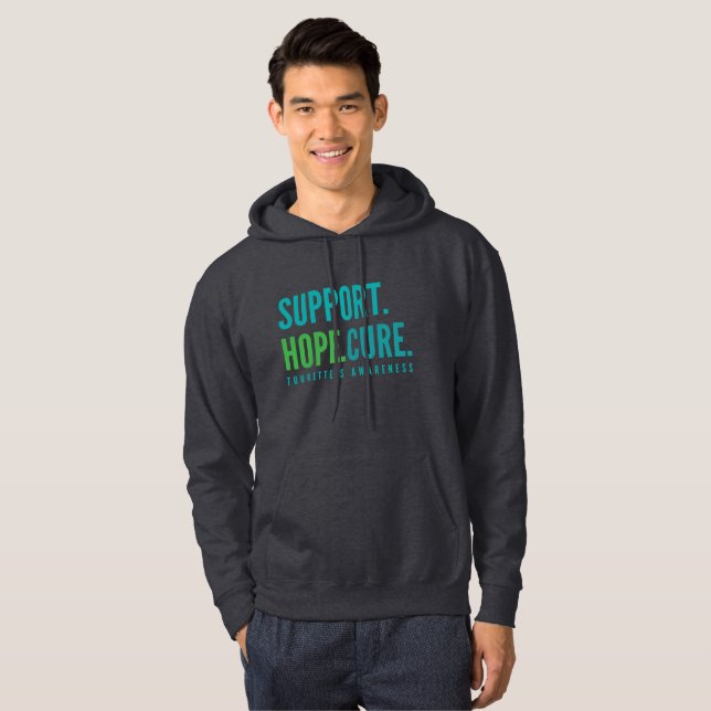 tourette's support hope cure Pullover Hoodie  (Front Full)