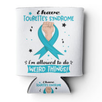 Tourette's Syndrome Awareness Month Ribbon Gifts Can Cooler