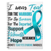 Tourette's Syndrome Awareness Month Ribbon Gifts Notebook