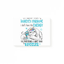 Tourette's Syndrome Awareness Month Ribbon Gifts Post-it Notes