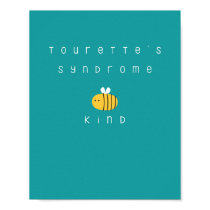 tourette's syndrome awareness Poster & Prints