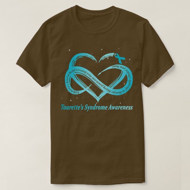 Tourette's Syndrome Warrior  T-Shirt (Design Front)