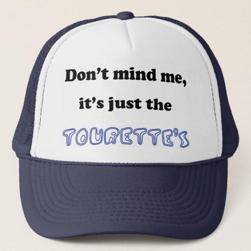 tourettes trucker hat