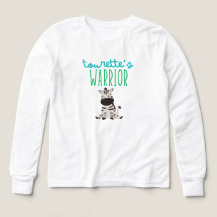 tourette's warrior awareness cute boys Long Sleeve Tri-Blend Shirts
