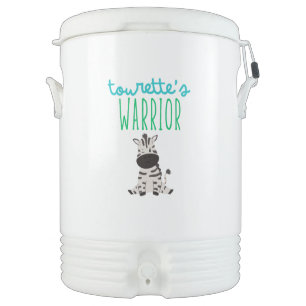 tourette's warrior cute Igloo  Beverage Cooler