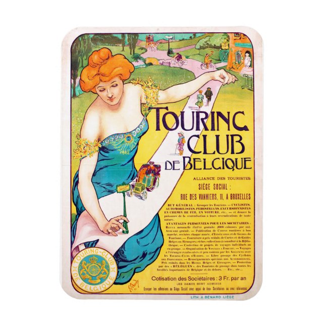 Touring Club Magnet (Vertical)