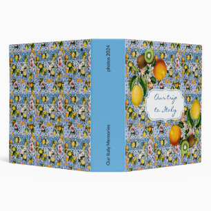 Touring Italy Photo Album Book 3 Ring Binder