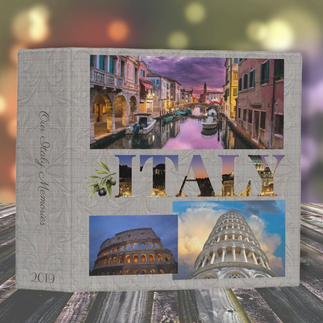 Touring Italy Photo Scrapbook Album 2 inch 3 Ring Binder (Creator Uploaded)