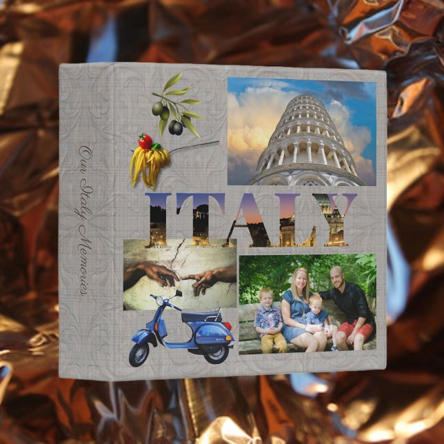 Touring Italy Photo Scrapbook Album 3 Ring Binder (Creator Uploaded)