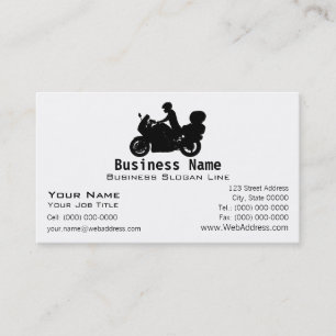 Touring Motorcycle Business Card