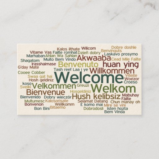 Customizable Tourism  Business Card