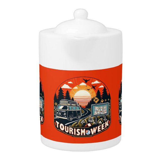 Tourism Week Ultimate Getaway Teapot (Front)