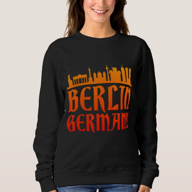Tourist Attractions Building City Town Europe Germ Sweatshirt (Front)
