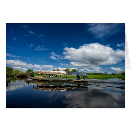 Tourist Boat Reflection Cards (Front Horizontal)
