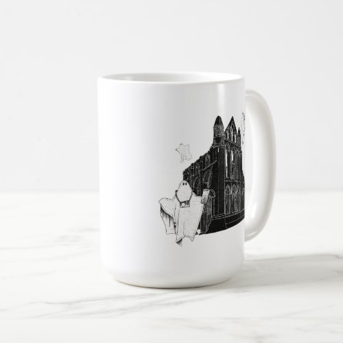 Tourist Ghosts of Whitby Abbey Coffee Mug