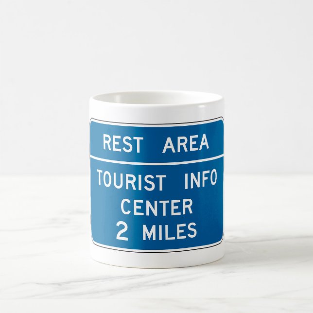 Tourist Info Center Sign Coffee Mug (Creator Uploaded)