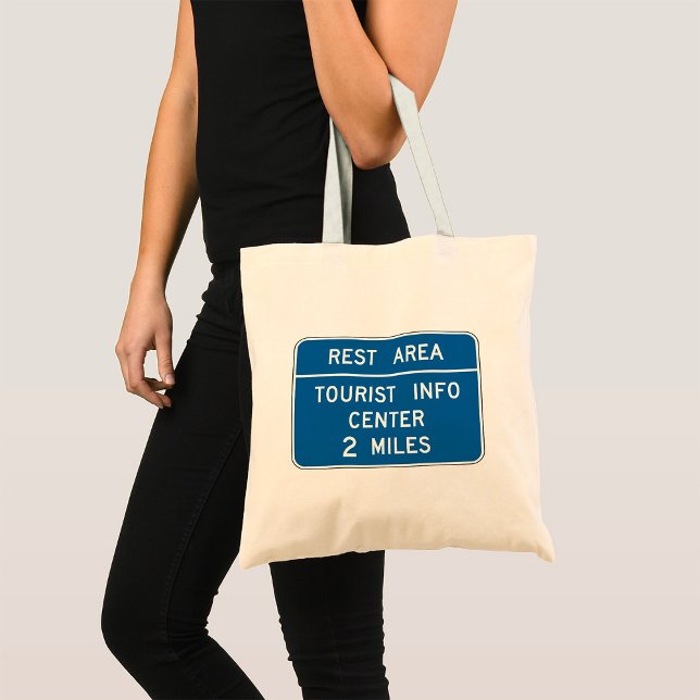 Tourist Info Center Sign Tote Bag (Creator Uploaded)