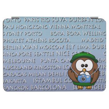 Tourist Owl - Boy Ipad Air Cover by just_owls at Zazzle