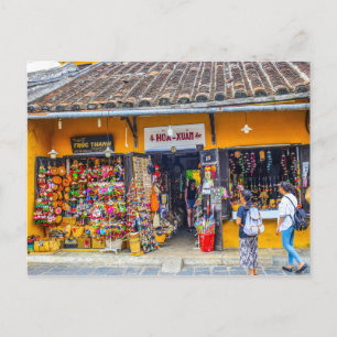 Tourist Shop in Hoi An, Vietnam Postcard