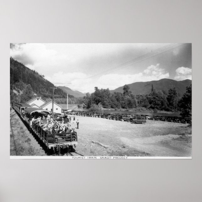 Tourist Train of the Skagit Project Poster (Front)