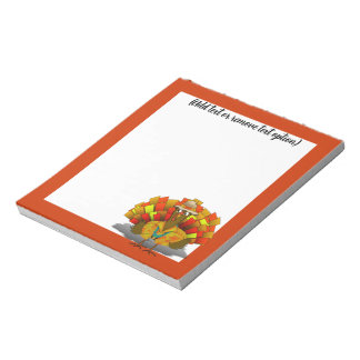 Tourist Turkey Thanksgiving  Notepad