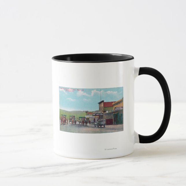 Tourists Departing for Tijuana Scene Mug (Right)