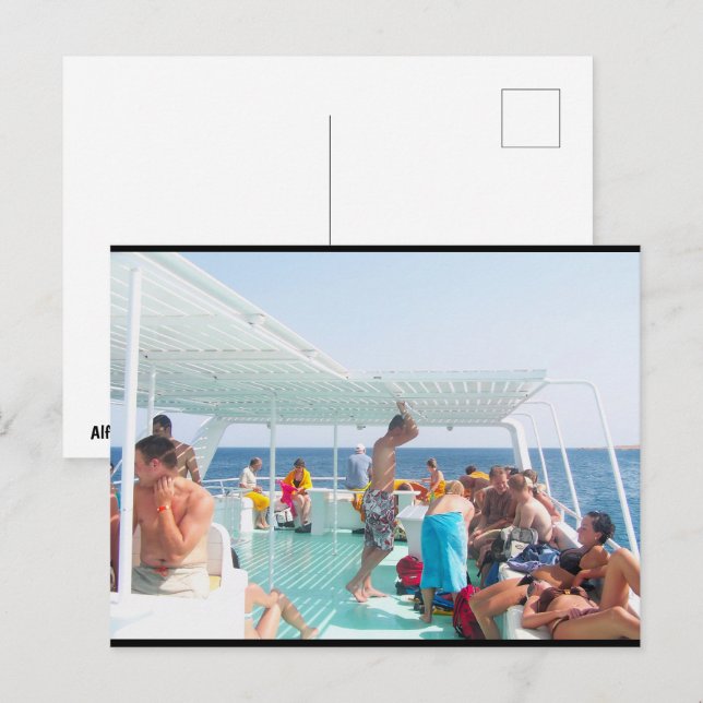 Tourists of the Red Sea Postcard (Front/Back)
