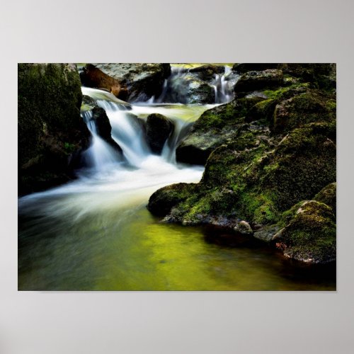 Tourmakeady Waterfall in County Mayo Ireland Poster