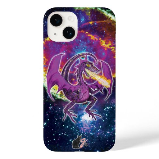 Tourmaline Cosmic Dragon Case-Mate iPhone Case