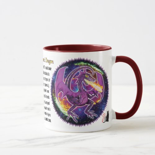 Tourmaline Cosmic Dragon Mug