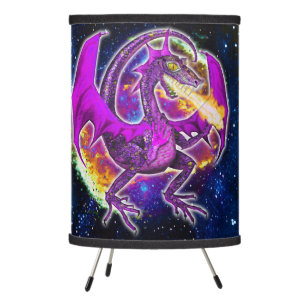 Tourmaline Cosmic Dragon Tripod Lamp