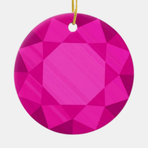 Tourmaline Gemstone / Jewel Graphic Image  Ceramic Ornament