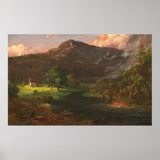 Tourn Mountain - Jasper F. Cropsey Fine Art Poster (Front)