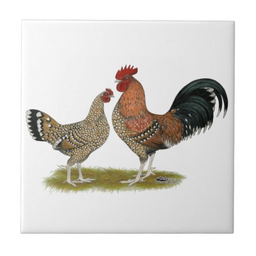 Tournaisis Bantams Ceramic Tile