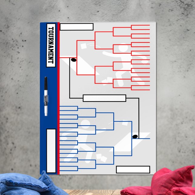 Tournament Brackets Cornhole Dry Erase Board (Creator Uploaded)