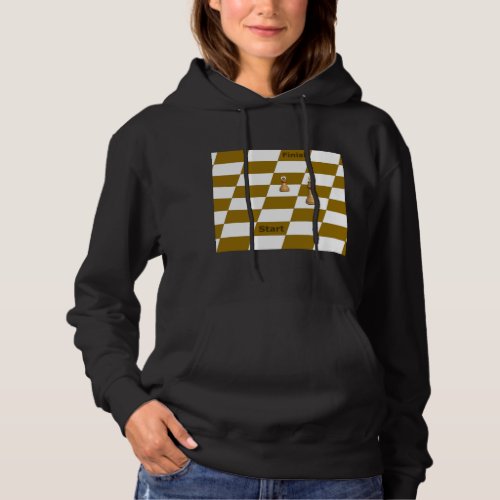 Tournament Chess Player Chess Board Art Hoodie
