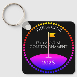 Tournament Golf Equipment Modern Keychain