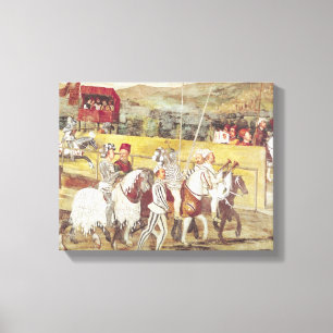 Tournament in Honour of Christian I of Canvas Print